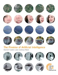 The Promise of Artificial Intelligence Daniel Castro and Joshua New