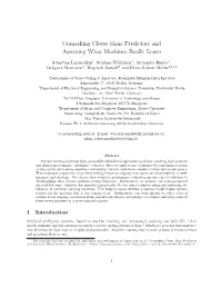 Unmasking Clever Hans Predictors and Assessing What Machines Really Learn