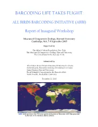 Barcoding Life Takes Flight