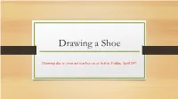 Drawing a Shoe