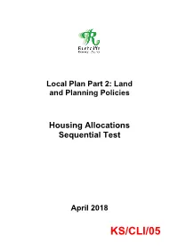 Housing Allocations Sequential Test