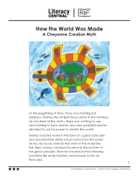 How the World Was Made a Cheyenne Creation Myth