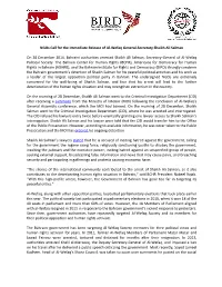 Ngos Call for the Immediate Release of Al-Wefaq General-Secretary Shaikh Ali Salman