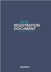 ———— 2016 Registration Document