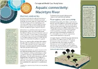 Aquatic Connectivity: Macintyre River
