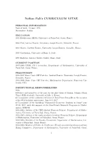 Curriculum Vitæ