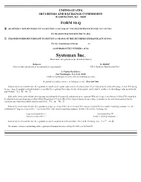Systemax Inc. (Exact Name of Registrant As Specified in Its Charter)
