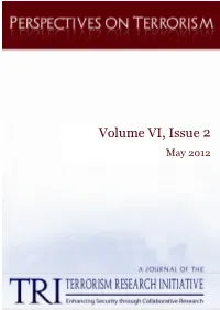 TERRORISM Volume 6, Issue 2