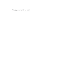 This Page Intentionally Left Blank [50] Develop Computer Programs for Simplifying Sums That Involve Binomial Coe�Cients