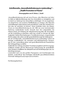 Towards a Continuum of Care in the EU Criminal Justice System a Survey of Prisoners’ Needs in Four Countries (Estonia, Hungary, Lithuania, Poland)