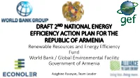 Draft 2Nd National Energy Efficiency Action Plan For