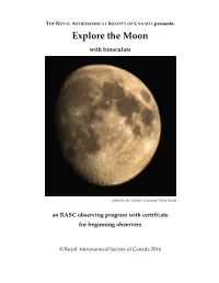 Explore the Moon with Binoculars