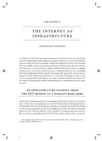The Internet As Infrastructure