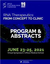 2021 Rnatx Program & Abstract Book