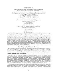 Development and Testing of a Green Monopropellant Ignition System I