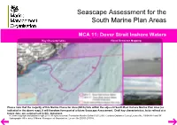 Dover Strait Inshore Waters Key Characteristics Visual Resource Mapping
