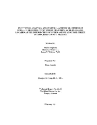 Excavation, Analysis, and Cultural Affinity Statement of Burial 15 From