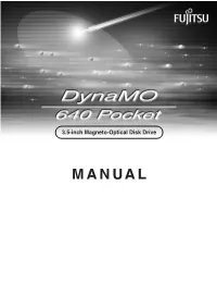 Formatting MO Disks