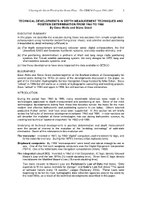 TECHNICAL DEVELOPMENTS in DEPTH MEASUREMENT TECHNIQUES and POSITION DETERMINATION from 1960 to 1980 by Dave Wells and Steve Grant