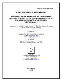 Archaeological Impact Assessment