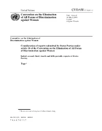 Convention on the Elimination of All Forms of Discrimination Against Women