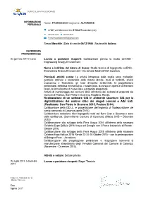 CV Francesco Altomare File Tipo
