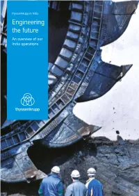 Engineering the Future an Overview of Our India Operations Engineering