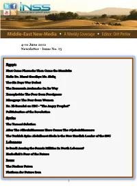 4-10 June 2012 Newsletter - Issue No