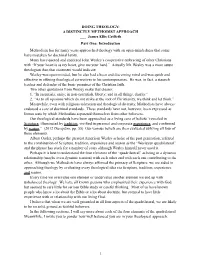 Doing Theology: a Distinctly Methodist Approach