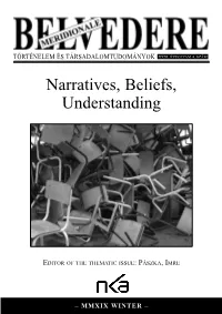 Narratives, Beliefs, Understanding