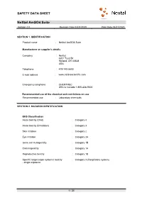 Nextal Amso4 Suite MSDS