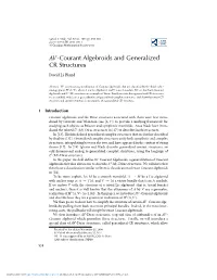 AV-Courant Algebroids and Generalized CR Structures 939