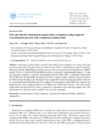 Fast and Effective Biomedical Named Entity Recognition Using Temporal Convolutional Network with Conditional Random Field