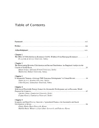 Table of Contents