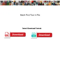 Batch Find Text in File