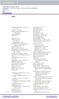 Modern Chinese: History and Sociolinguistics Ping Chen Index More Information