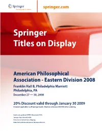 Springer Titles on Display