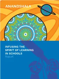 Infusing the Spirit of Learning Report