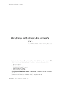 Analisis Implantación Software Libre