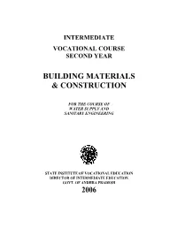 Building Materials & Construction