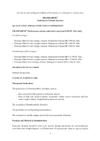 For the Use Only of Registered Medical Practitioner Or a Hospital Or a Laboratory