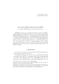 On a Class of Einstein Space-Time Manifolds