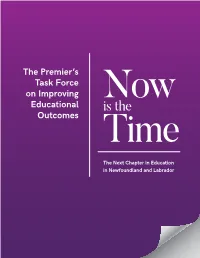 Premier's Task Force on Improving Educational Outcomes
