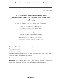 The Characteristic Trajectory of a Fixing Allele