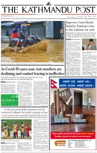 As Covid-19 Cases Soar, Test Numbers Are Declining and Contact Tracing Is