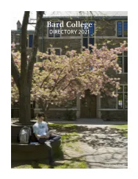 Bard Phonebook 2021 Web.Indd