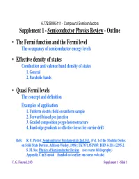 Quasi-Fermi Levels