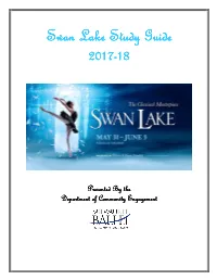 Swan-Lake-Study-Guide-2017-18.Pdf