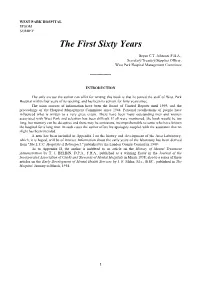 The First Sixty Years