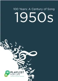 100 Years: a Century of Song 1950S